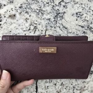 Kate Spade Burgundy Wallet